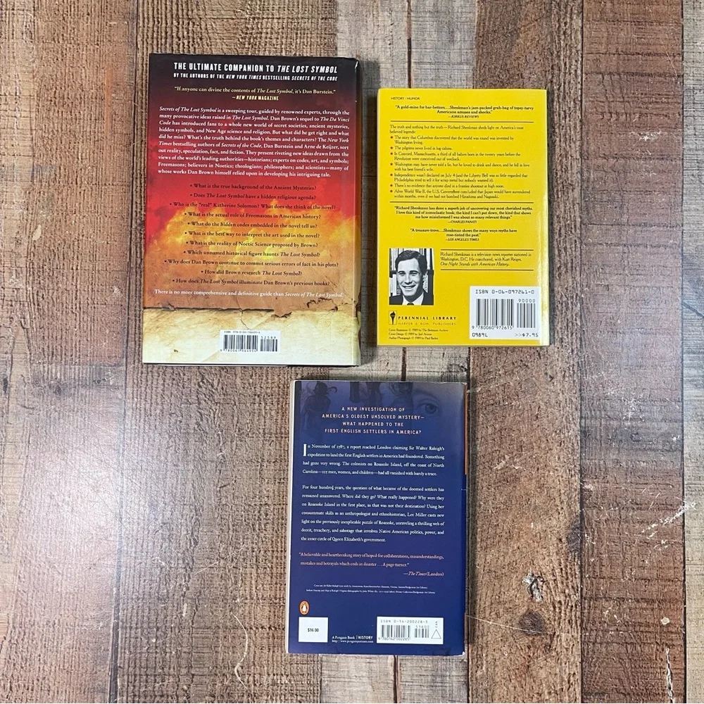 History Nonfiction Mystery Conspiracy Theory Book Bundle Biography True Crime